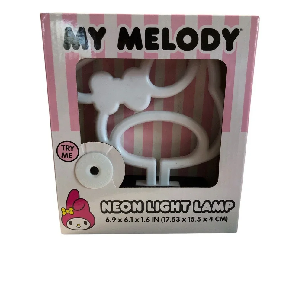 Hello Kitty And Friends My Melody 6.5 Inch LED Neon Mood Light Brand New Sealed!